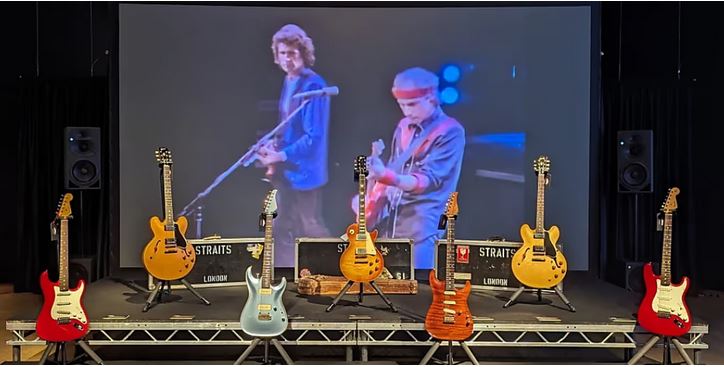Enchères à Londres : Prix record pour les guitares de Mark Knopfler